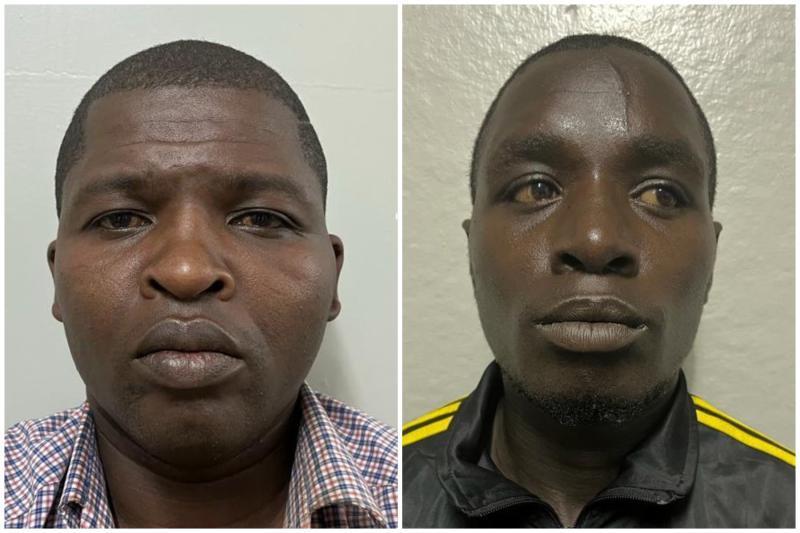 Photocollage of David Mwangi and Ezekiel Kiarie Njoki.